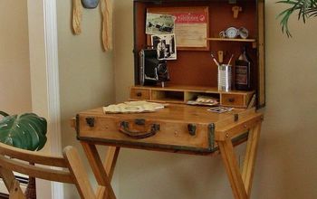 Extreme Upcycle: The Suitcase Desk
