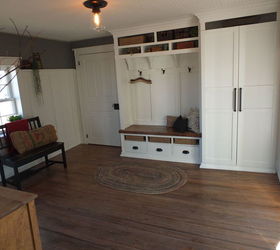 1854 farmhouse summer kitchen transformed into a beautiful mudroom, diy, home decor, how to, laundry rooms, After