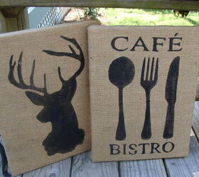 How to Stencil Burlap for Personalized Home Decor. Hometalk