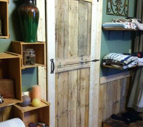 simple pallet door, diy, doors, pallet, repurposing upcycling, woodworking projects