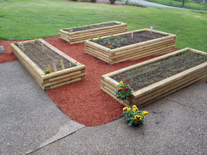 our new raised beds, diy, gardening, raised garden beds, woodworking projects