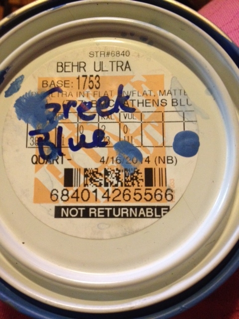 equivalentes de colores ascp en pinturas behr, c digo para conseguir el equivalente al azul griego ASCP en la pintura Behr en Home Depot