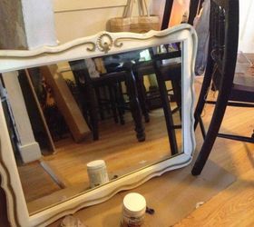 mirror mirror on the wall, bathroom ideas, crafts, repurposing upcycling, Before