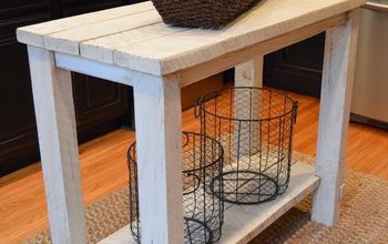 Rustic Reclaimed Wood Kitchen Island Table