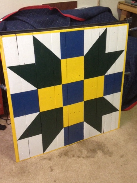 barn quilt sign made from old wood, crafts, repurposing upcycling, woodworking projects, Ready to hang on Barn or dwelling
