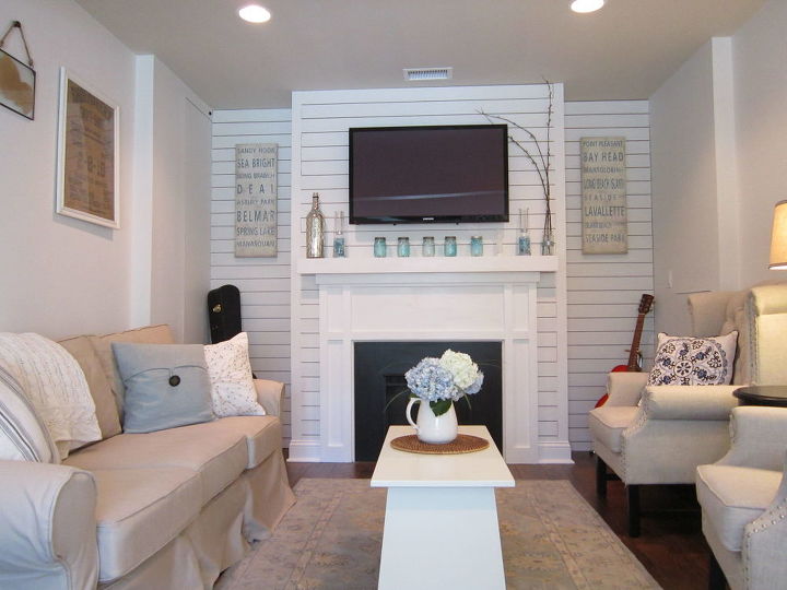 garage converted to a family room, garage doors, garages, home decor, living room ideas, After
