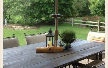 DIY Rustic Patio Table Top