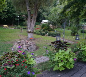 west virginia garden backyard, container gardening, flowers, gardening, outdoor living, The view from our deck