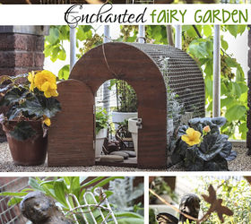 enchanted mini garden, gardening, Enchanted Fairy Garden