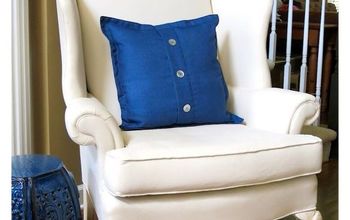 Painted Fabric Wing Chair-it Works!