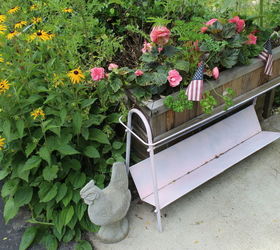 gardening repurposed record stand, flowers, gardening, repurposing upcycling