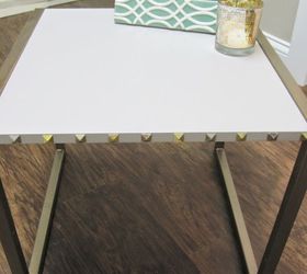 Clearance Table Makeover With Paint and Pushpins