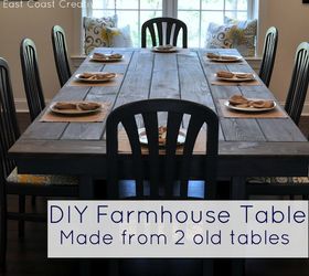 make your own farmhouse table the easy way, diy, how to, painted furniture, rustic furniture, woodworking projects, Full tutorial