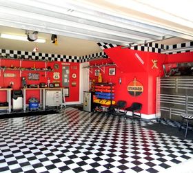 garage, entertainment rec rooms, garages, home decor, My husbands garage area We needed a proper space to park our 57 Chevy truck