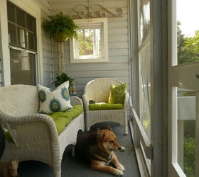 my teensy little front porch, porches, Inspiration Pillow For the Color Scheme of the Porch