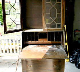 painted furniture secretary refinish vintage, chalk paint, painted furniture