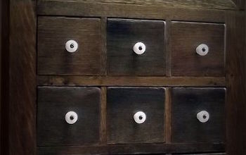Apothecary Style Medicine Cabinet Door Using Salvaged Materials