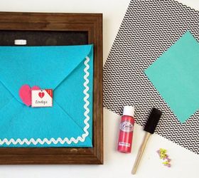 turn a yard sale frame into a valentines letter holder, crafts, repurposing upcycling, seasonal holiday decor, valentines day ideas