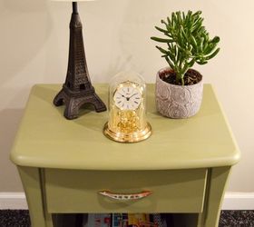nantucket green nightstand, chalk paint, painted furniture