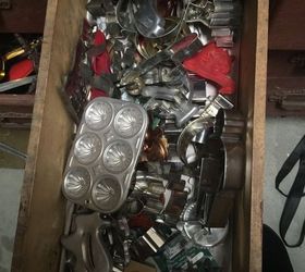 does anyone have an idea for storing or displaying old cookie cutters, And yet another drawer full