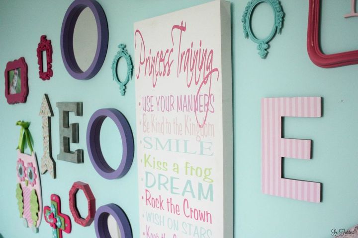 a wall fit for a princess, bedroom ideas, chalk paint, painting, wall decor
