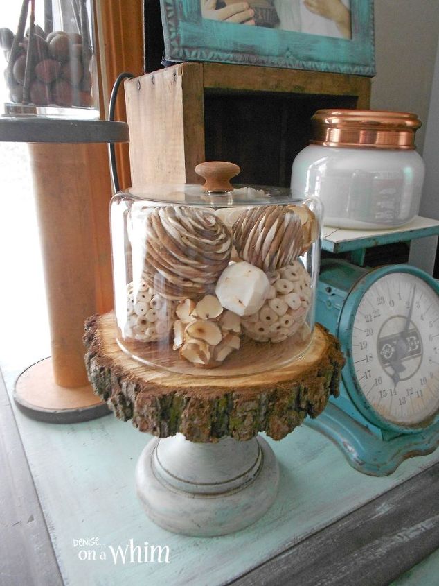 not just a cheese dome anymore, home decor, repurposing upcycling