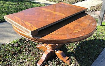 Pedestal Table Makeover With Restoration Hardware-Inspired Finish
