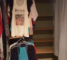 closet creation for under 25, closet, organizing, storage ideas, After