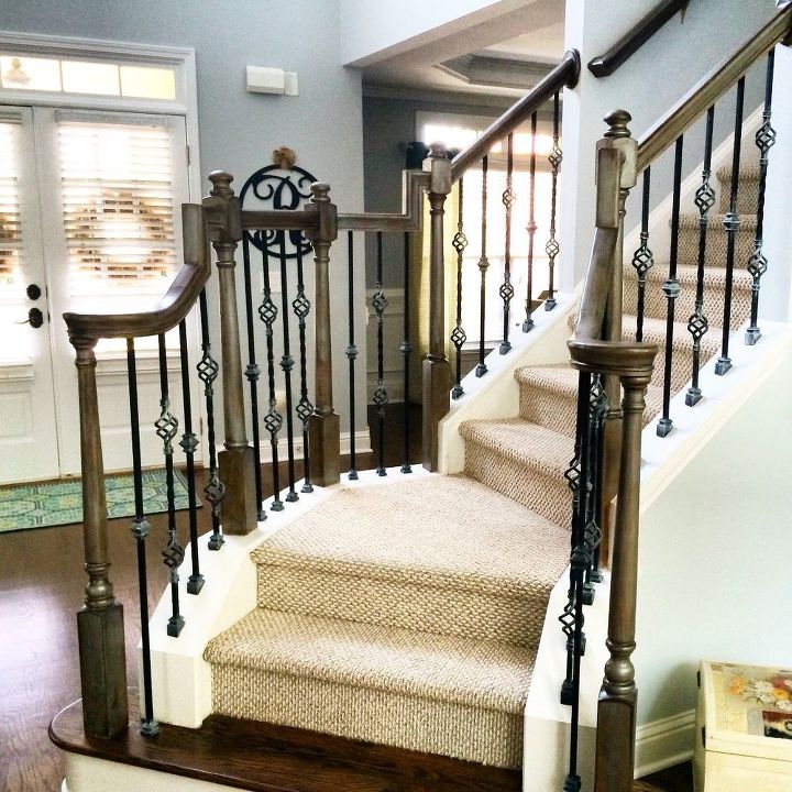 refinishing staircase banisters a complete makeover, home improvement, stairs, After