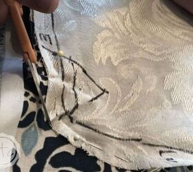 how to make a custom slipcover form an old ratty slipcover, how to, reupholster