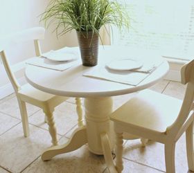 diylikeaboss a farmhouse table for two with snap crackle pop, chalk paint, painted furniture, rustic furniture
