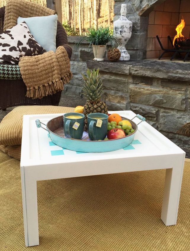 coffee table to multi function table makeover diyfurnituregirls, chalk paint, diy, how to, painted furniture, woodworking projects