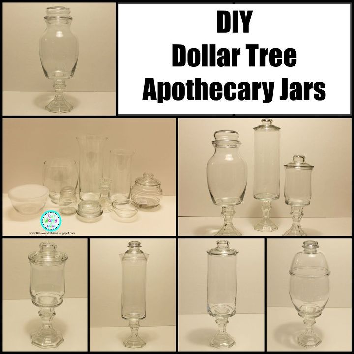 diy dollar tree apothecary jars, crafts, how to, repurposing upcycling