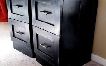 Mismatched Metal File Cabinets Get a Makeover