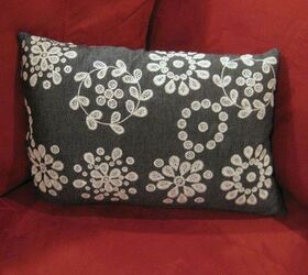 upcycled skirt throw pillow, crafts, repurposing upcycling, reupholster