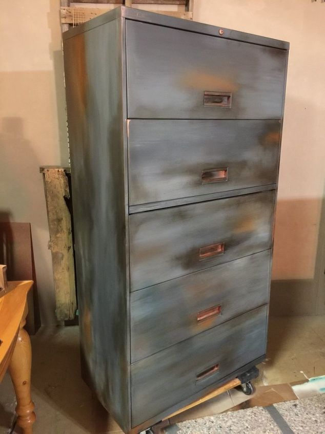 not your boring file cabinet anymore, painted furniture