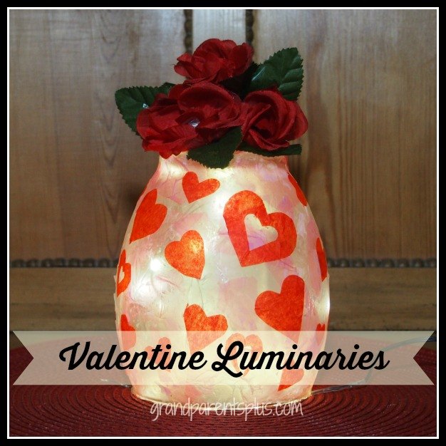 valentine luminaries, crafts, seasonal holiday decor, valentines day ideas
