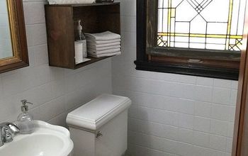 Updating the Powder Room With Painted Tile
