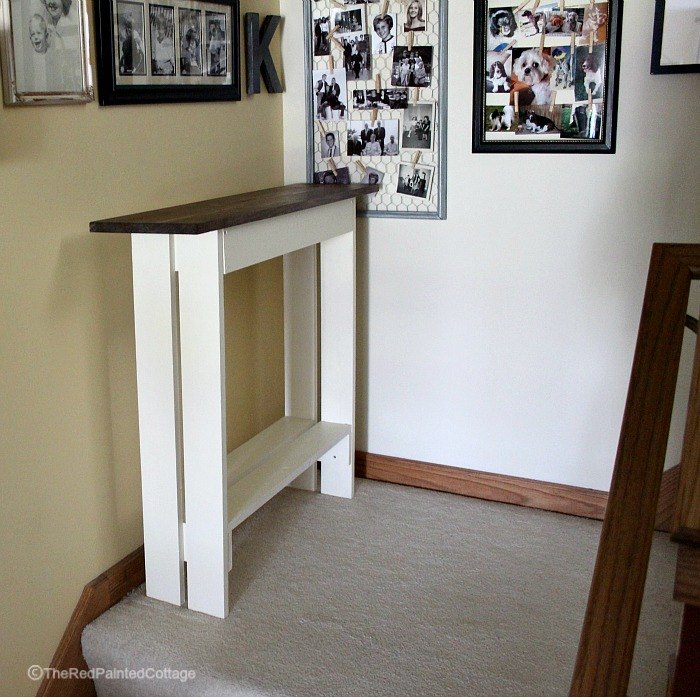 diy entry console table, diy, foyer, how to, rustic furniture, woodworking projects