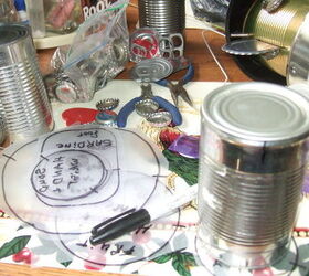 instructions for making the tin man, crafts, repurposing upcycling