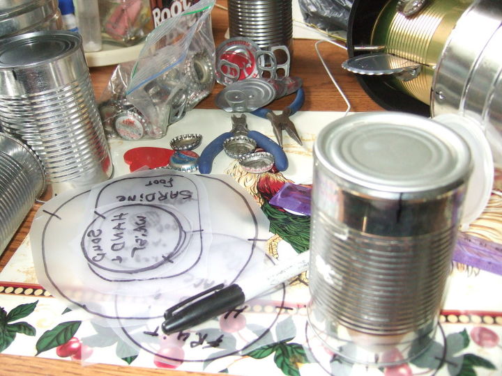 instructions for making the tin man, crafts, repurposing upcycling