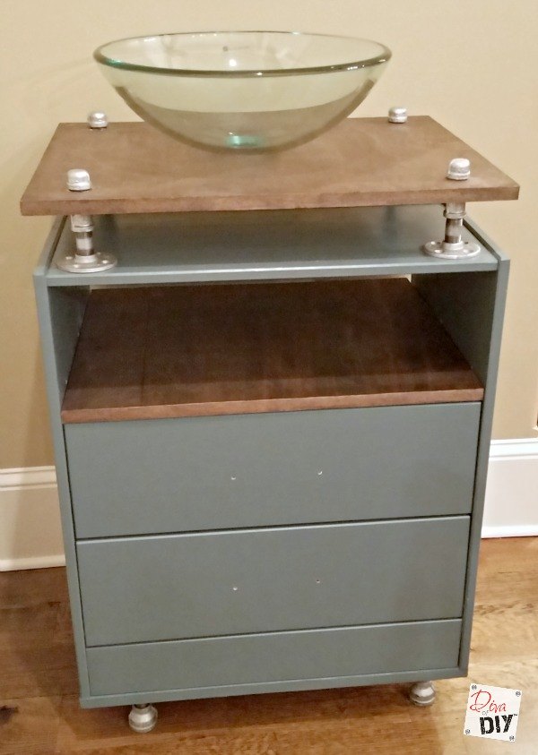 build this easy furniture vanity in a day, how to, painted furniture, woodworking projects