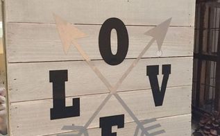 Rustic Love Wood Sign Hometalk