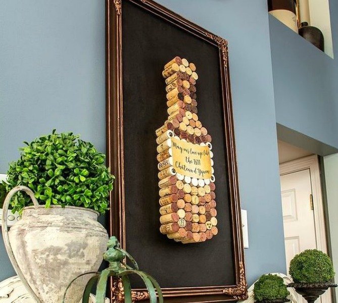 s 23 awesome things you didn t know you could do with old picture frames, crafts, repurposing upcycling, Create a cork masterpiece