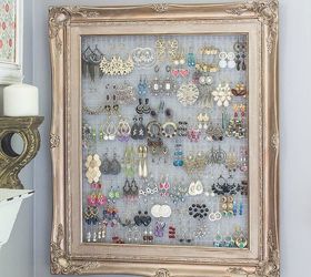s 23 awesome things you didn t know you could do with old picture frames, crafts, repurposing upcycling, Cover one with wire for a jewelry organizer