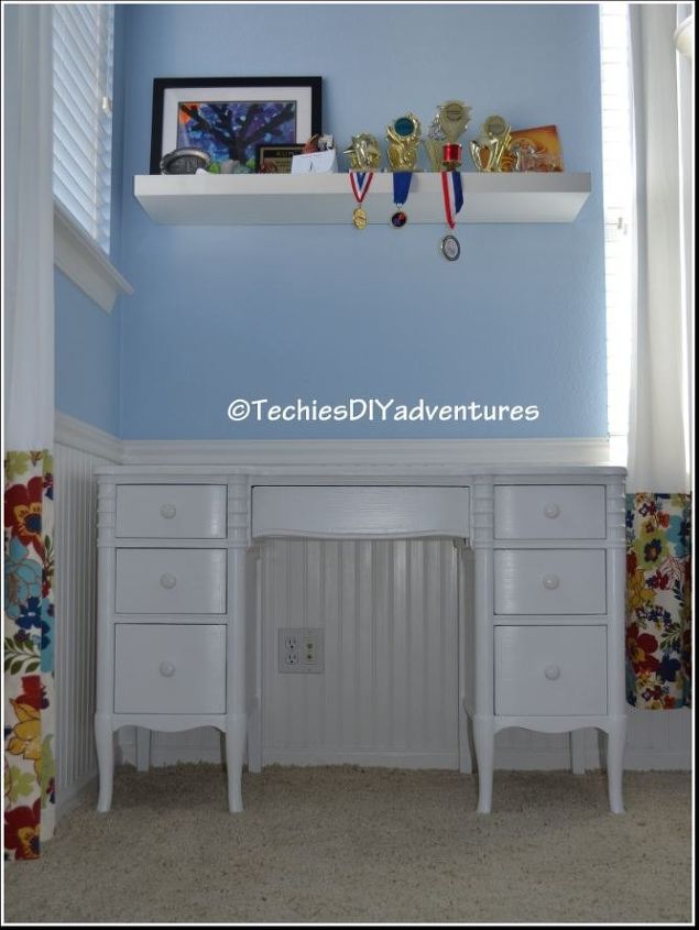 Dark And Dull To Bright Beautiful Desk Pottery Barn Inspired Pottery Barn Inspired