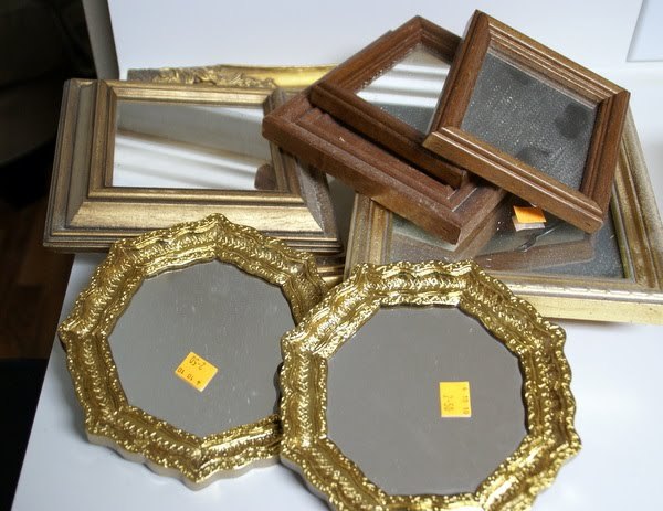 got a mirror and some frames look what you can make, chalk paint, crafts, repurposing upcycling, wall decor