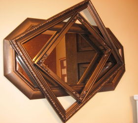 got a mirror and some frames look what you can make, chalk paint, crafts, repurposing upcycling, wall decor