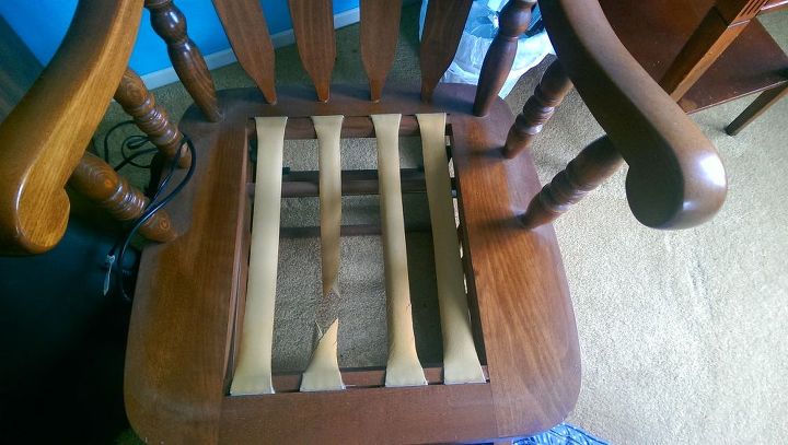 broken supports in glider rocker chair