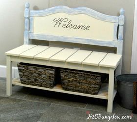 s 10 easy storage upgrades for power tool newbies, storage ideas, tools, Make Hallway Storage from an Old Headboard